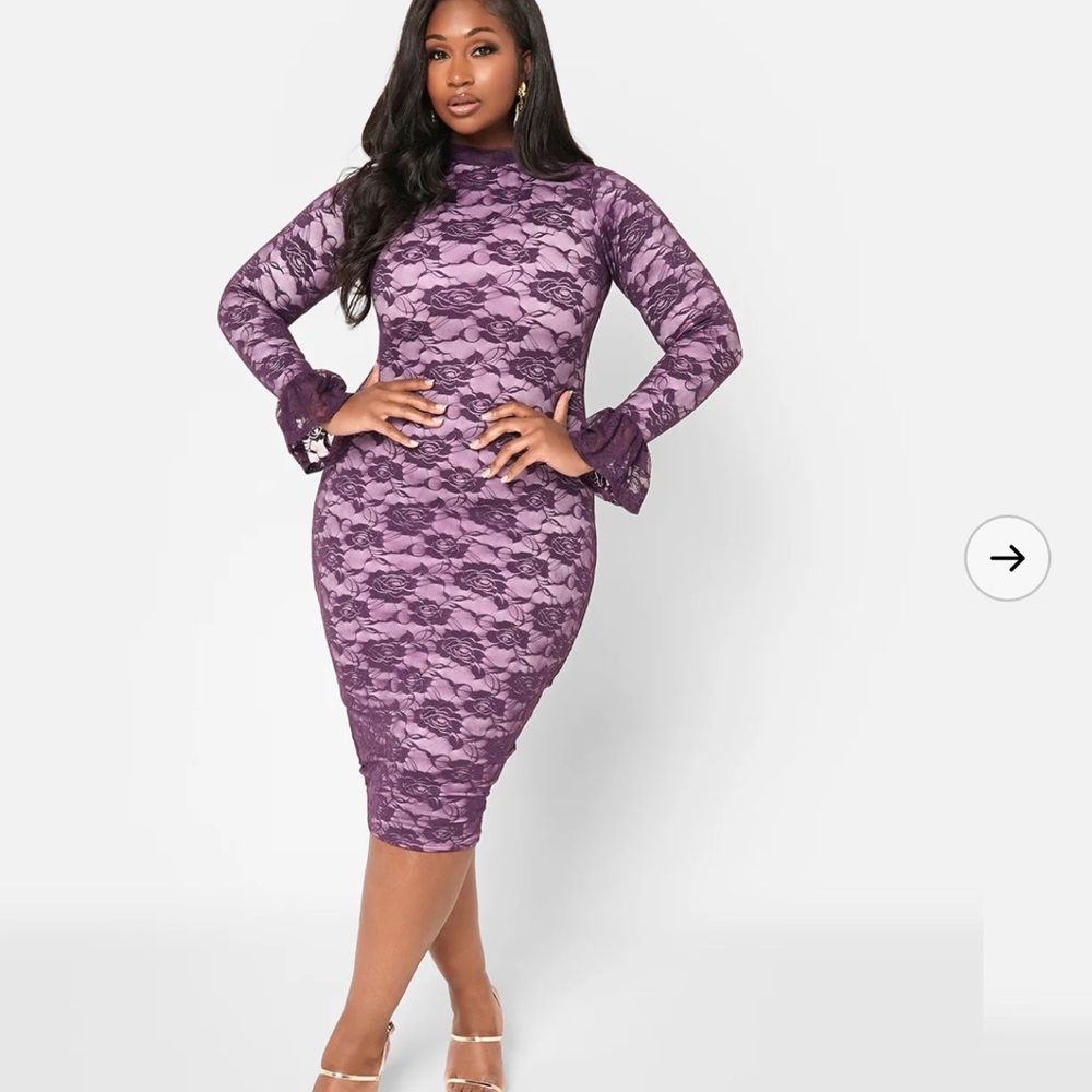 Rebdolls Faith Lace Midi Dress